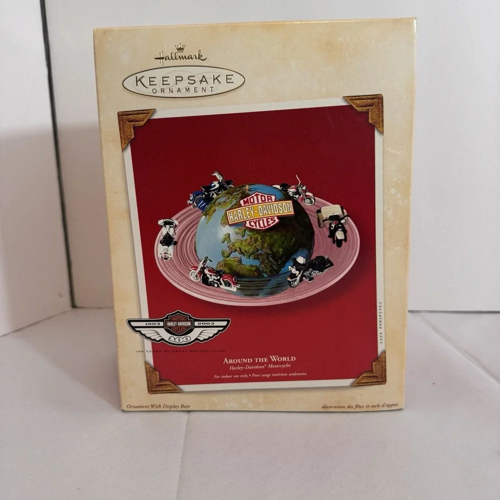 Harley-Davidson Ornament‎ Hallmark  Motorcycles Around The World 2003 Vintage